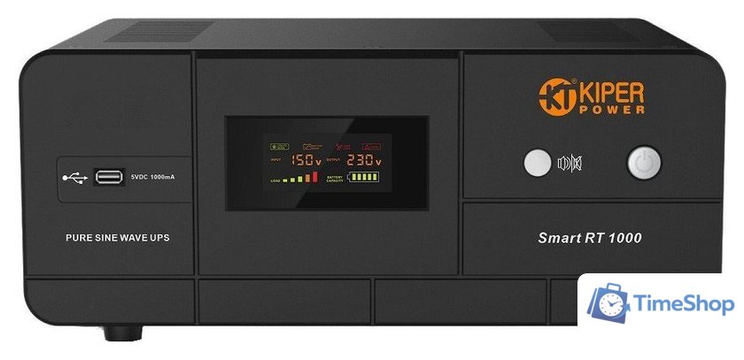 Источник бесперебойного питания Kiper Power Smart RT 1000 - Изображение №1 — Интернет-магазин Time-Shop