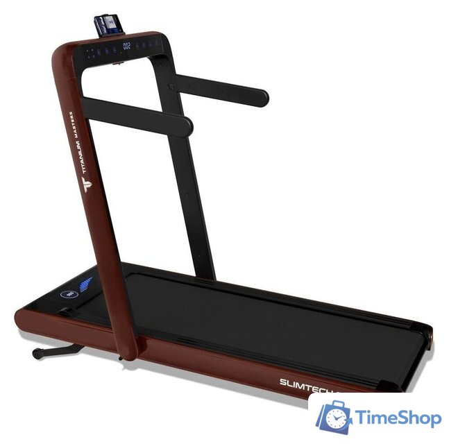 Электрическая беговая дорожка Titanium Masters Slimtech S60 (коричневый) - Изображение №2 — Интернет-магазин Time-Shop