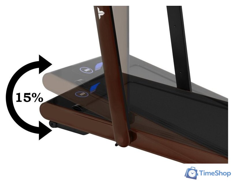 Электрическая беговая дорожка Titanium Masters Slimtech S60 (коричневый) - Изображение №17 — Интернет-магазин Time-Shop