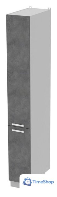 Шкаф-пенал Интерлиния Компо НШП-№1-2145 (бетон портленд/бетон портленд) - Изображение №1 — Интернет-магазин Time-Shop