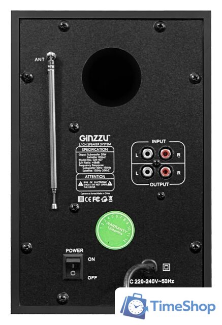 Акустика Ginzzu GM-407 - Изображение №2 — Интернет-магазин Time-Shop