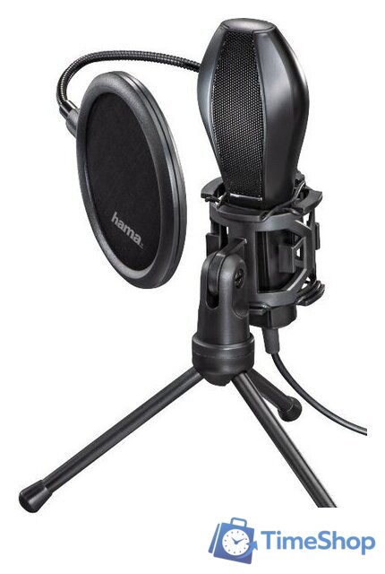 Проводной микрофон Hama MIC-USB Stream 00139907 - Изображение №1 — Интернет-магазин Time-Shop