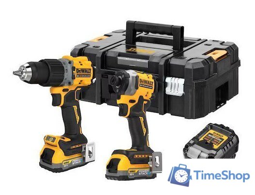  DeWalt DCK2050E2T-GB (шуруповерт, винтоверт, 2 АКБ, кейс) - Изображение №1 — Интернет-магазин Time-Shop