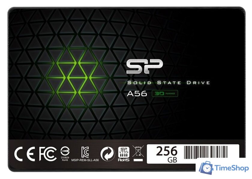 SSD Silicon-Power Ace A56 256GB SP256GBSS3A56B25RM - Изображение №1 — Интернет-магазин Time-Shop