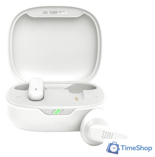 Наушники JBL Vibe Flex (белый) - Изображение №1 — Интернет-магазин Time-Shop
