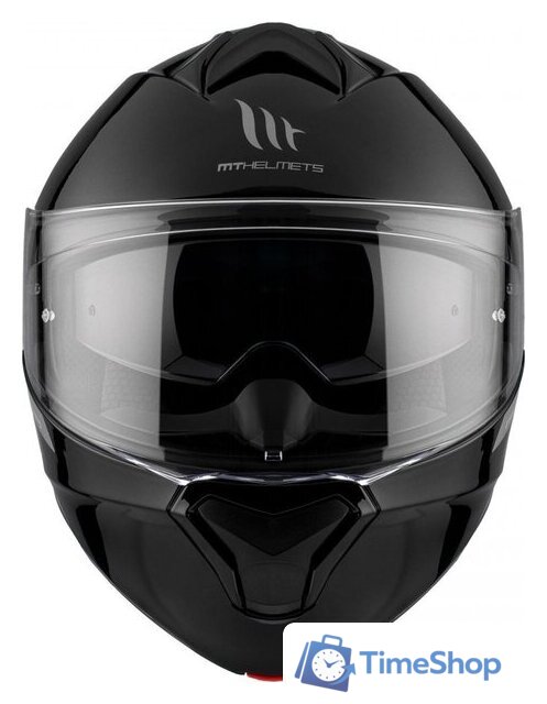 Мотошлем MT Helmets Genesis SV Solid A1 (XXL, черный глянцевый) - Изображение №3 — Интернет-магазин Time-Shop