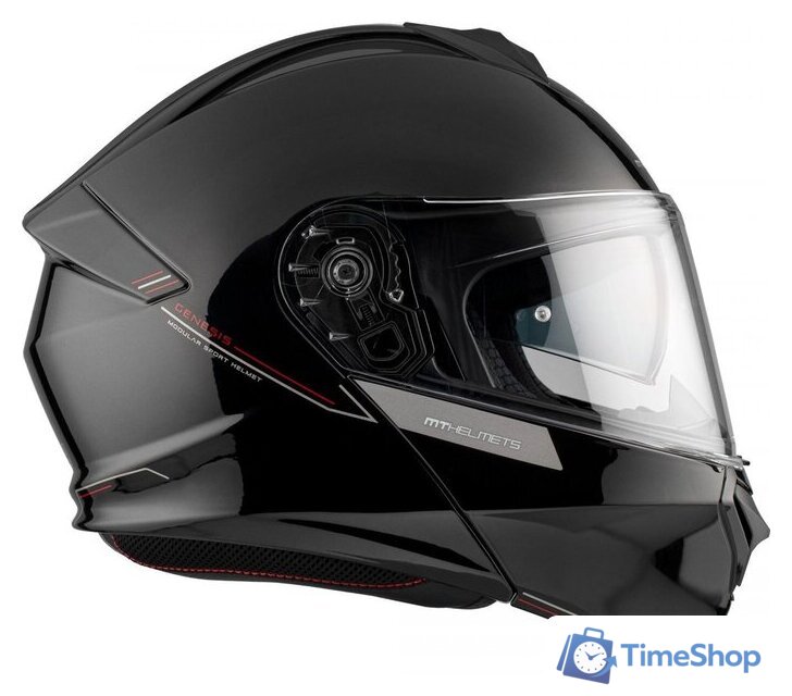 Мотошлем MT Helmets Genesis SV Solid A1 (XXL, черный глянцевый) - Изображение №5 — Интернет-магазин Time-Shop