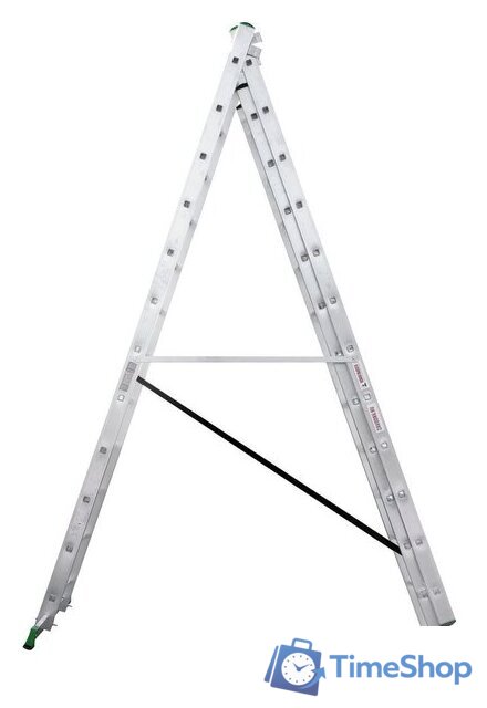 Лестница-стремянка Новая высота NV 223 алюминиевая трёхсекционная 3x12 ступеней - Изображение №6 — Интернет-магазин Time-Shop