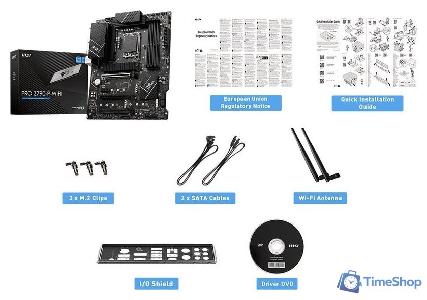 Материнская плата MSI PRO Z790-P WiFi - Изображение №2 — Интернет-магазин Time-Shop