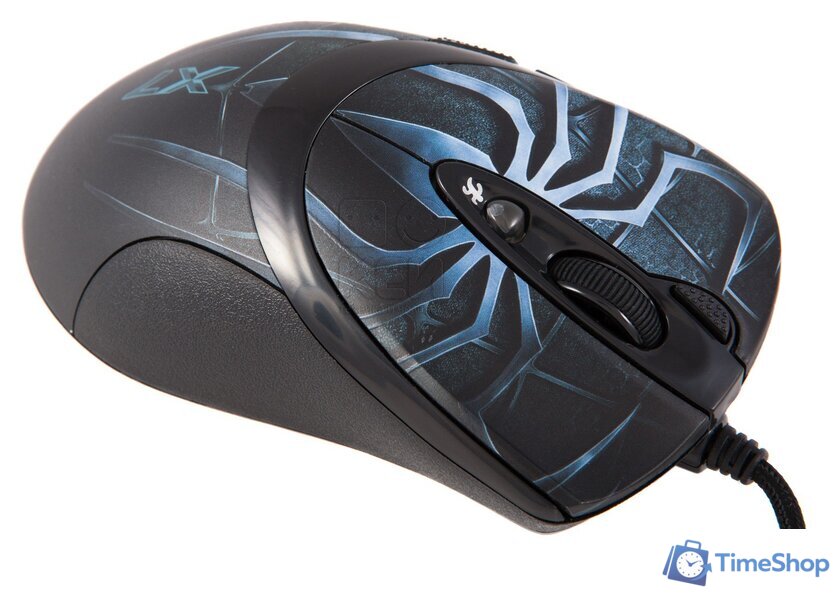 Игровая мышь A4Tech XL-747H (черный/синий) - Изображение №2 — Интернет-магазин Time-Shop