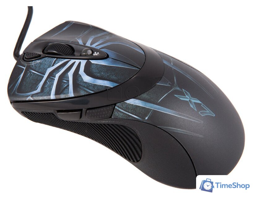 Игровая мышь A4Tech XL-747H (черный/синий) - Изображение №3 — Интернет-магазин Time-Shop