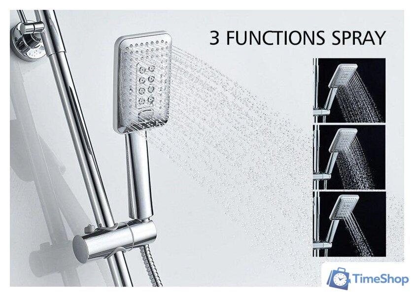 Душевая система  Ledeme L2421 (хром) - Изображение №5 — Интернет-магазин Time-Shop