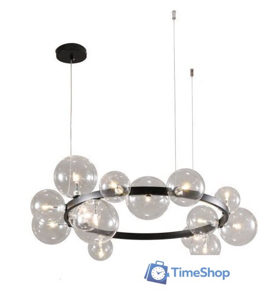 Подвесная люстра Kinklight Иона 07608-15A.19 (черный) - Изображение №1 — Интернет-магазин Time-Shop