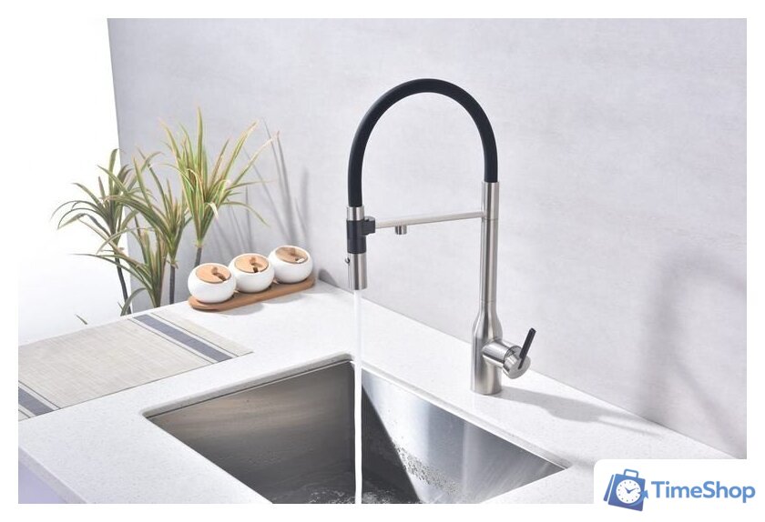 Смеситель Paulmark Magneto One Ma213188-BS (стальной/брашированная сталь) - Изображение №12 — Интернет-магазин Time-Shop