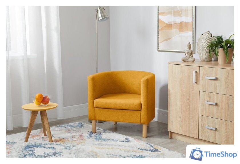 Интерьерное кресло Mio Tesoro Агата 351 (горчичный 1172) - Изображение №15 — Интернет-магазин Time-Shop