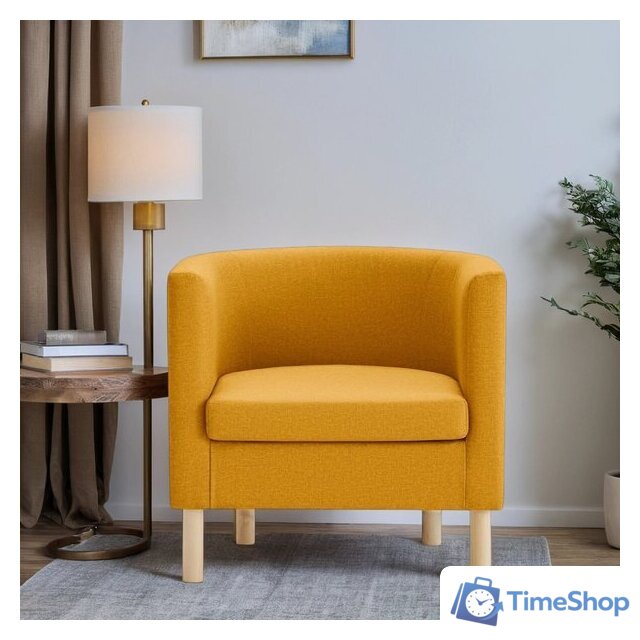 Интерьерное кресло Mio Tesoro Агата 351 (горчичный 1172) - Изображение №5 — Интернет-магазин Time-Shop