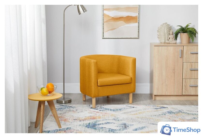 Интерьерное кресло Mio Tesoro Агата 351 (горчичный 1172) - Изображение №14 — Интернет-магазин Time-Shop