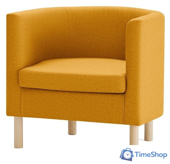 Интерьерное кресло Mio Tesoro Агата 351 (горчичный 1172) - Изображение №6 — Интернет-магазин Time-Shop