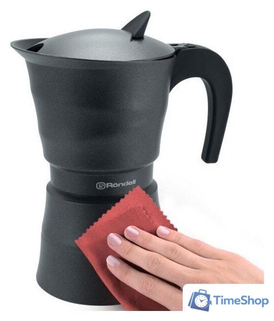 Гейзерная кофеварка Rondell Pacific Grey RDA-1901 - Изображение №4 — Интернет-магазин Time-Shop