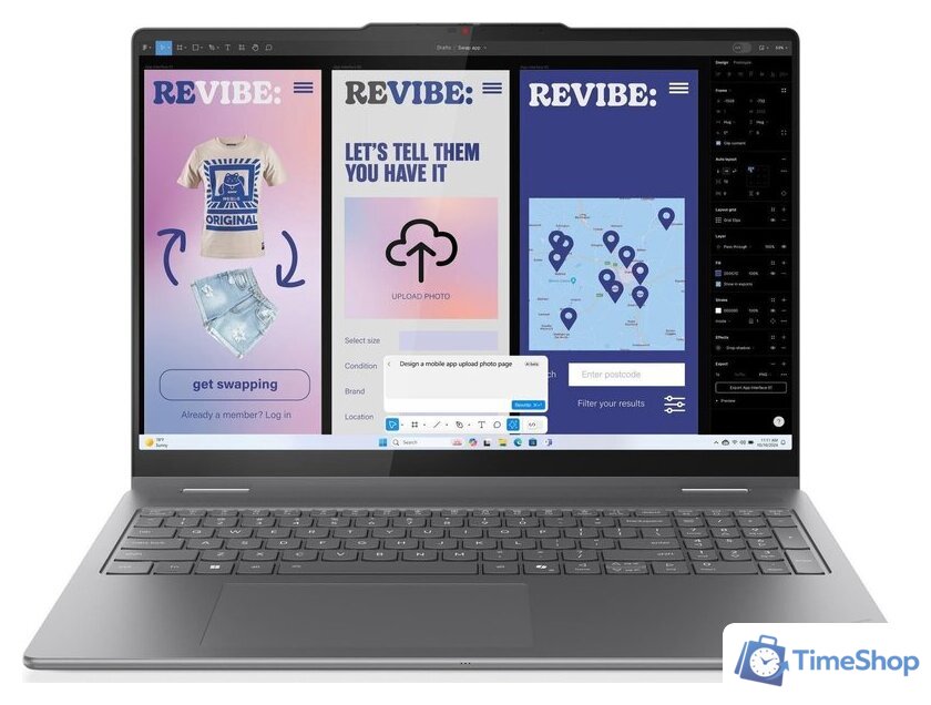 Ноутбук 2-в-1 Lenovo Yoga 7 2-in-1 16ILL10 83JT0001US - Изображение №3 — Интернет-магазин Time-Shop