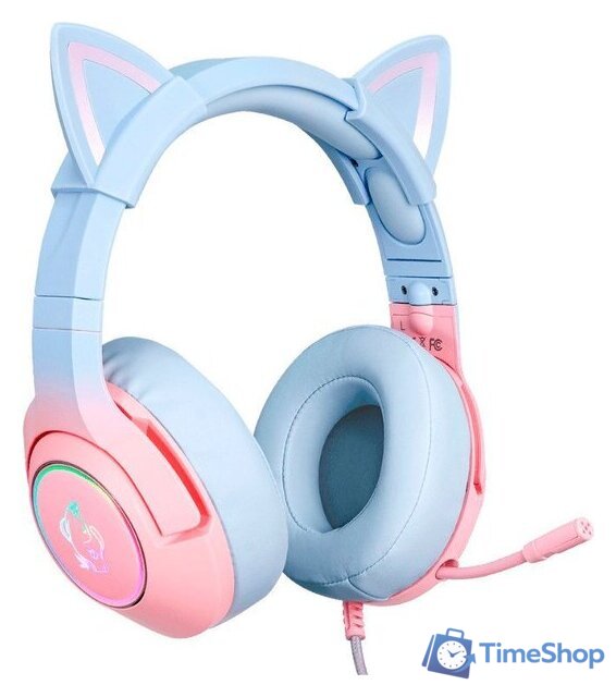 Наушники Onikuma K9 (голубой/розовый) - Изображение №2 — Интернет-магазин Time-Shop