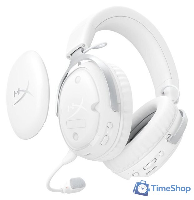 Наушники HyperX Cloud III S Wireless (белый) - Изображение №3 — Интернет-магазин Time-Shop