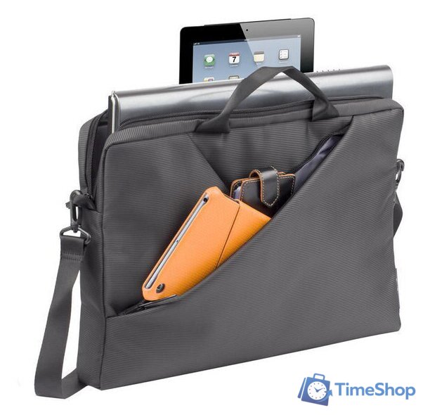 Сумка Rivacase 8730 (серый) - Изображение №3 — Интернет-магазин Time-Shop