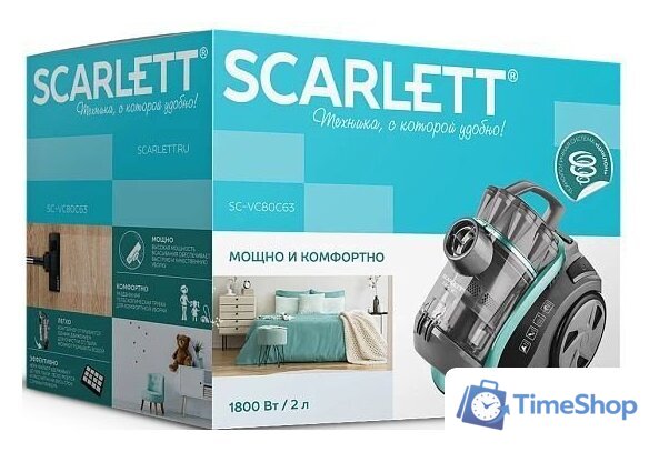 Пылесос Scarlett SC-VC80C63 - Изображение №4 — Интернет-магазин Time-Shop