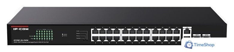 Неуправляемый коммутатор IP-COM G1128P-24-250W - Изображение №1 — Интернет-магазин Time-Shop