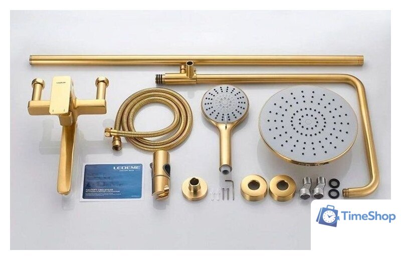 Душевая система  Ledeme L2480Y - Изображение №4 — Интернет-магазин Time-Shop