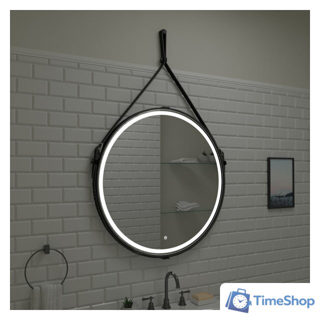  Континент Зеркало Millenium Black Led D 80 (черный) - Изображение №14 — Интернет-магазин Time-Shop