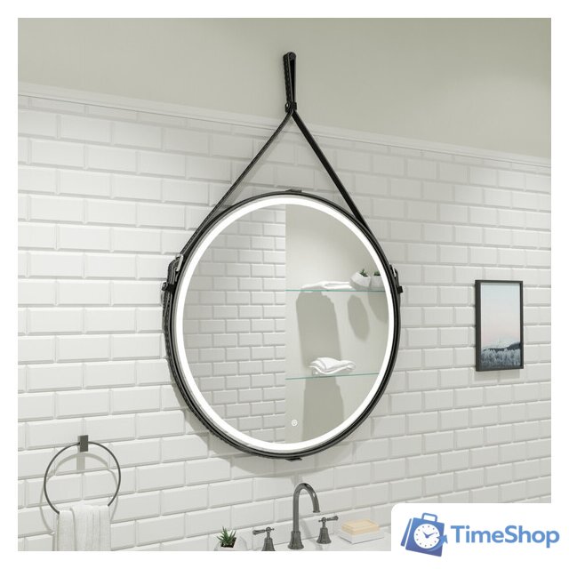  Континент Зеркало Millenium Black Led D 80 (черный) - Изображение №13 — Интернет-магазин Time-Shop