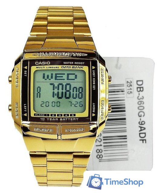 Наручные часы Casio DB-360G-9A - Изображение №2 — Интернет-магазин Time-Shop