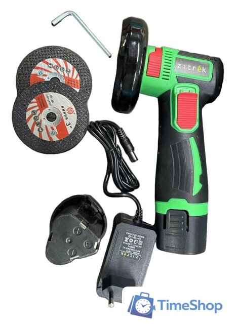 Угловая шлифмашина Zitrek AG 12 063-4401 (с 2-мя АКБ) - Изображение №1 — Интернет-магазин Time-Shop