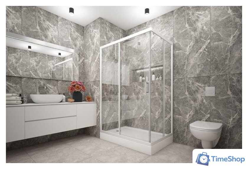 Душевой уголок Метакам Universal Pro 120x80 KKS_014547 (прозрачное стекло) - Изображение №3 — Интернет-магазин Time-Shop