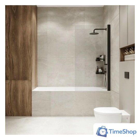 Стеклянная шторка для ванны Benetto Open BEN802-BLC - Изображение №1 — Интернет-магазин Time-Shop