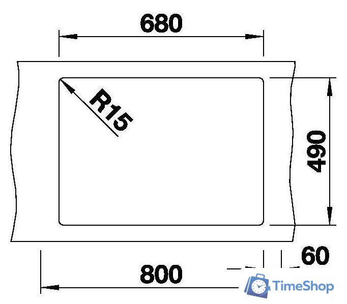 Кухонная мойка Blanco Pleon 8 523050 (трюфель) - Изображение №5 — Интернет-магазин Time-Shop
