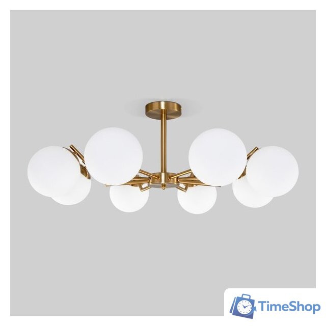 Люстра средней высоты Евросвет 70154/8 (латунь) - Изображение №2 — Интернет-магазин Time-Shop