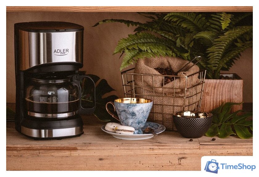Капельная кофеварка Adler AD 4407 - Изображение №6 — Интернет-магазин Time-Shop