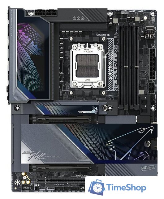 Материнская плата Gigabyte X870E Aorus Master X3D - Изображение №1 — Интернет-магазин Time-Shop