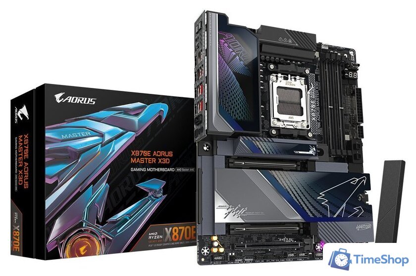 Материнская плата Gigabyte X870E Aorus Master X3D - Изображение №7 — Интернет-магазин Time-Shop