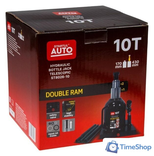 Бутылочный домкрат Startul Auto ST8026-10 10т - Изображение №6 — Интернет-магазин Time-Shop