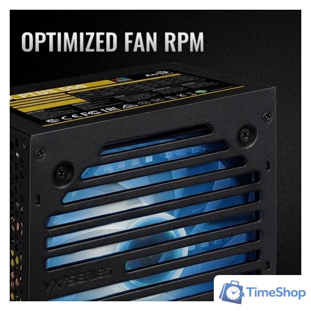 Блок питания AeroCool VX-550 Plus RGB - Изображение №3 — Интернет-магазин Time-Shop