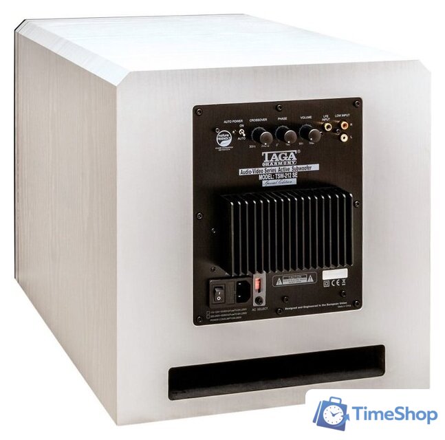 Проводной сабвуфер Taga Harmony TSW-212 SE (белый) - Изображение №3 — Интернет-магазин Time-Shop