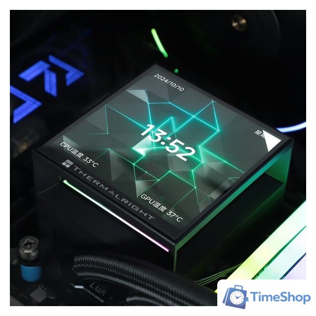 Система жидкостного охлаждения для процессора Thermalright Hyper Vision 360 ARGB (черный) - Изображение №7 — Интернет-магазин Time-Shop