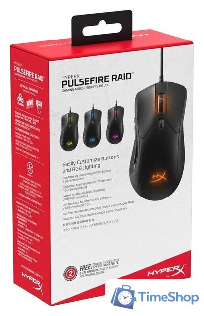 Игровая мышь HyperX Pulsefire Raid - Изображение №8 — Интернет-магазин Time-Shop