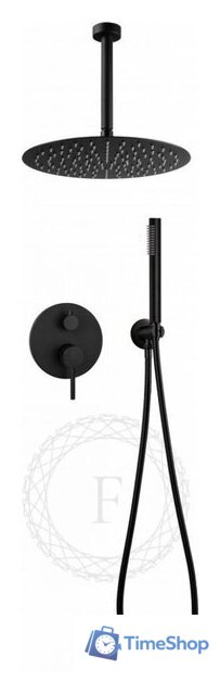 Душевая система  Filarete Roun FL1024 (черный матовый) - Изображение №1 — Интернет-магазин Time-Shop