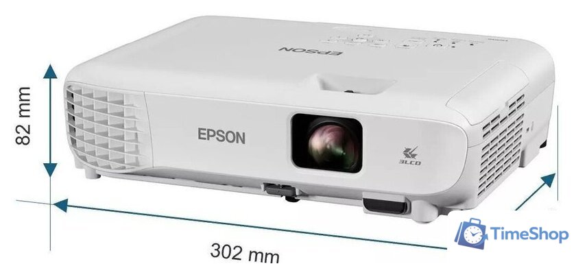 Проектор Epson EB-W53 - Изображение №3 — Интернет-магазин Time-Shop