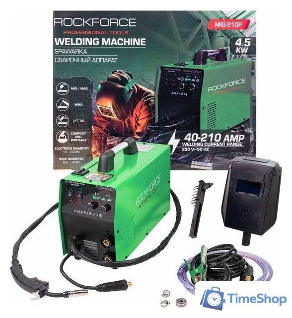 Сварочный инвертор RockForce RF-MIG-210P - Изображение №1 — Интернет-магазин Time-Shop
