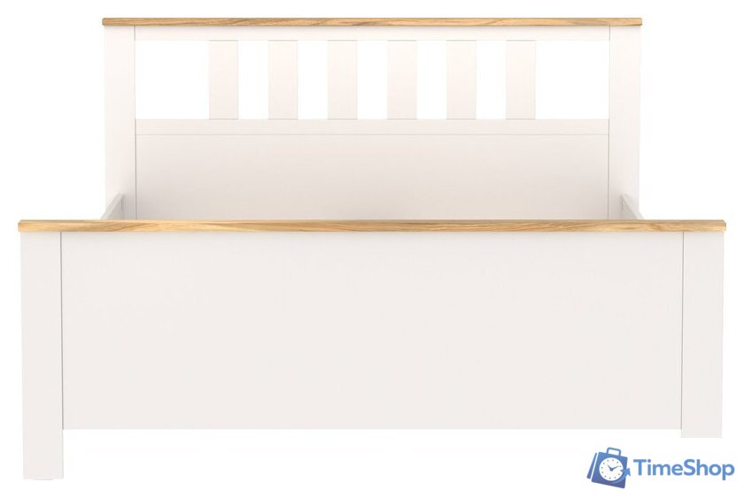 Кровать Mio Tesoro Сага 160х200 / 2.08.04.070.14 (белый/ясень) - Изображение №2 — Интернет-магазин Time-Shop